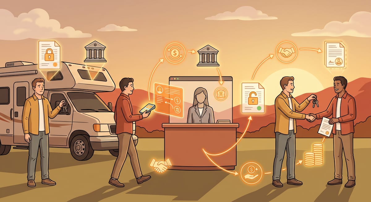 How to Sell an RV You Still Owe Money On: Lien Payoff, Title Transfers, and Escrow